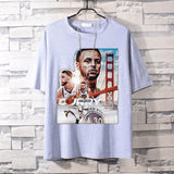 Basketball Sports T Shirt Loose Short-Sleeved T-Shirt Male Student Warrior Curry Basketball Sports