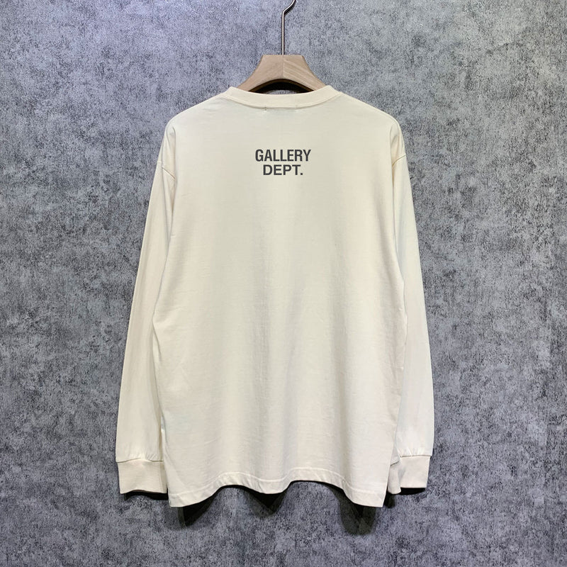 Gallery Dept Long Sleeved Shirt Fashion Brand Long Sleeve Long-Sleeved T-shirt Blouse