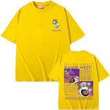 Rapper Kanye West Graduation Bear Double Sided Print T Shirt