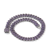 Chains Hip Hop Copper Zircon Chain Vintage Plated Cuban Chain St. Valentine's