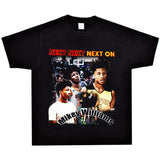 Basket Ball Star T Shirt Mikey Williams Washed Distressed T-shirt Short Sleeve Loose
