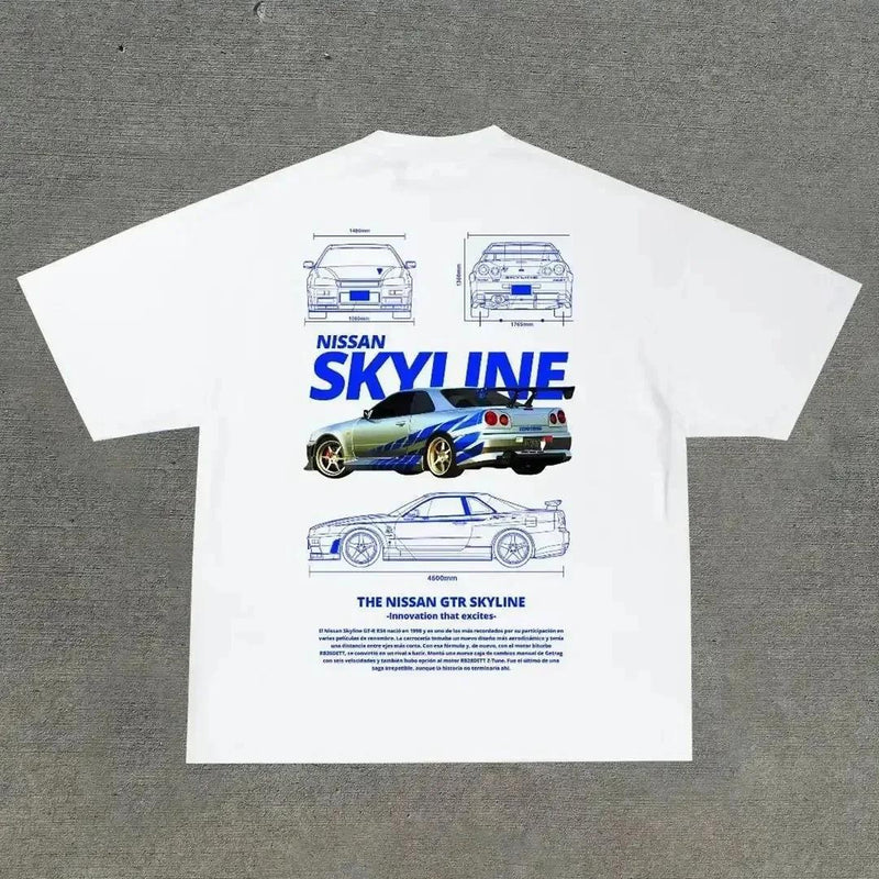 Casual Cotton Classic Fashion Design Car letter pattern