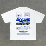 Casual Cotton Classic Fashion Design Car letter pattern