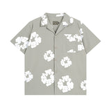 Denim Tears Outfit:T Shirt/Shorts (Separate Purchase Options) Shirt Loose Shorts Men and Women Casual Suit