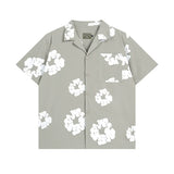 Denim Tears Outfit:T Shirt/Shorts (Separate Purchase Options) Shirt Loose Shorts Men and Women Casual Suit