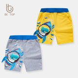 Boy Shorts Pants Dinosaur Cartoon Casual Cotton Boys' Cropped Pants Baby Shorts Korean Fashion