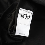 CHH Chrome Heart T Shirts Sanskrit horseshoe print lapel polo shirt versatile short sleeve