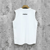 Purple Brand Tank T Shirts Sleeveless T-shirt Vest