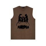 Purple Brand Tank T Shirts Sleeveless T-shirt Vest