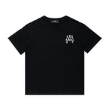 Amiri T Shirt Printed Casual Hip Hop round Neck Short Sleeve T-shirt
