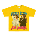 Film Star T Shirt Singer Izumi Sakai Character Loose Retro Street T-shirt Men and Women