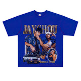 Film Star T Shirt Jay Chou Peripheral Loose National Fashion Retro Street Cotton T-shirt