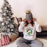 Colored Dead Inside But Jolly Af Christmas Saweatshirt