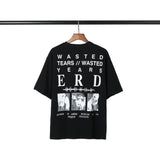 ERD T Shirts Cartoon Print Loose Casual