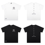 CHH Chrome Heart T Shirts Cross Color Printed Short Sleeve T-Shirt