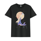 Basketball Sports T Shirt Short Sleeve T-Shirt Male Astronaut Loose Student