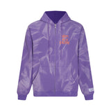 Gallery Dept Hoodie Letter Tie-Dye Washed Hooded Sweater Cardigan Jacket