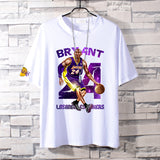 Basketball Sports T Shirt Nba Basketball Clothes James Kobe Cotton Short-Sleeved T-Shirt Men'S Loose