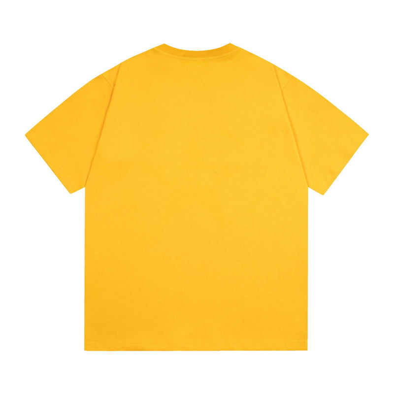 Denim Tears T Shirts D.T Kapok Five-Pointed Star Letter Print Short-Sleeve T-shirt