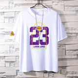 Basketball Sports T Shirt Kobe James Short Sleeve T-Shirt Male Student Loose Leisure Sports