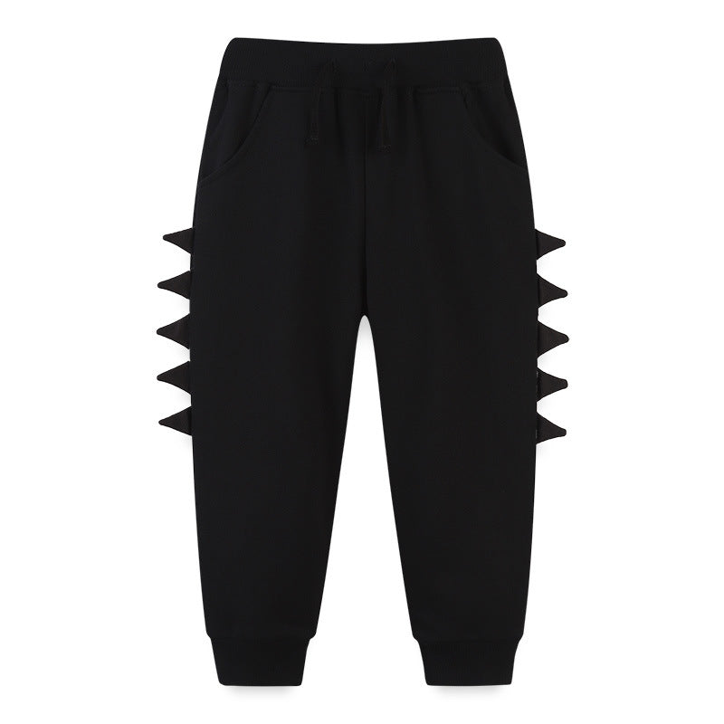 Boy Pants Autumn Boy Sweater Pants Children All-Match Sports Trousers Cotton
