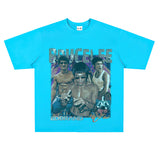 Film Star T Shirt Movie Bruce Lee Cotton Short Sleeve Loose round Neck American T-shirt Men and Women