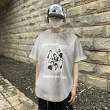 ERD T Shirts Washed Make Old Ripped T-shirt