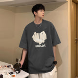Nasa T Shirt Short-Sleeved T-Shirt Men'S Summer Clothes Loose Teen