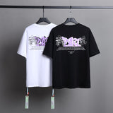 Ow T Shirts Gradient Arrow Men and Women Short Sleeve