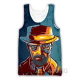 Heisenberg T Shirt 3d Digital Printing Breaking Bad Men Women Casual Vest