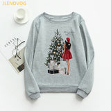 Christmas e and Christmas gifts print hoodies women clothes