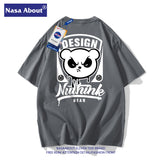 Nasa T Shirt Loose Cotton Short Sleeve T-Shirt Trendy Half Sleeve