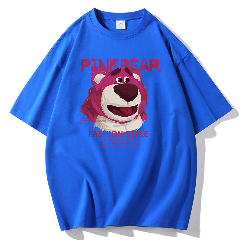 Nasa T Shirt Short Sleeve T-Shirt Men'S And Women'S Trendy Half Sleeve Loose Spring And Summer