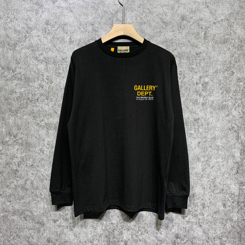 Gallery Dept Long Sleeved Shirt Fashion Brand Long Sleeve Long-Sleeved T-shirt Blouse
