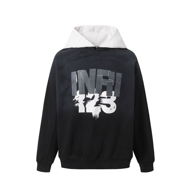 RRR123 Hoodie Black and White Hoodie