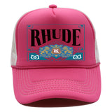 Rhude Hat Shade Mesh Cap Casual Baseball Cap Couple