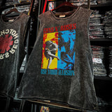 Pearl Jam T Shirts Doors Ramones Rock Washed Vintage Tank Top Cotton Sleeveless T-Shirt(Part1)