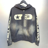 Mens trendy Hoodie & Pants Wash Water Make Old Sweater