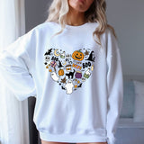 Halloween O-neck Sweatshirt Unisex Fashion