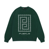 Purple Brand Sweatshirt Loose Crew Neck Sweater