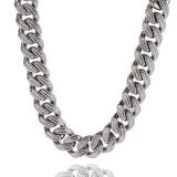 Chains Hip Hop Zircon 18mmT Square Cuban Chain Spectrum Royalty