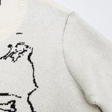 ERD Sweatshirt Crew Neck Pullover Sweater Leisure