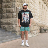 EE BAPE Sports Fitness Mesh Basketball Shorts