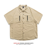 Men's Shirt Short-Sleeved Shirt Men's Summer Loose Casual