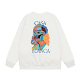 Casablanca Long sleeve T-shirt Crew neck loose terry sweater