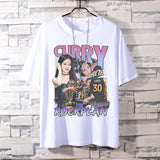 Basketball Sports T Shirt Curry Basketball Sports Loose Student All-Match Short-Sleeved T-Shirt Men