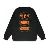 Purple Brand Long Sleeve T-Shirt Fashion Loose Long Sleeve Top