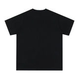 CHH Chrome Heart T Shirts Croix Cross Leather Printed Short Sleeve T-Shirt