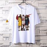 Basketball Sports T Shirt Nba Basketball Clothes James Kobe Cotton Short-Sleeved T-Shirt Men'S Loose
