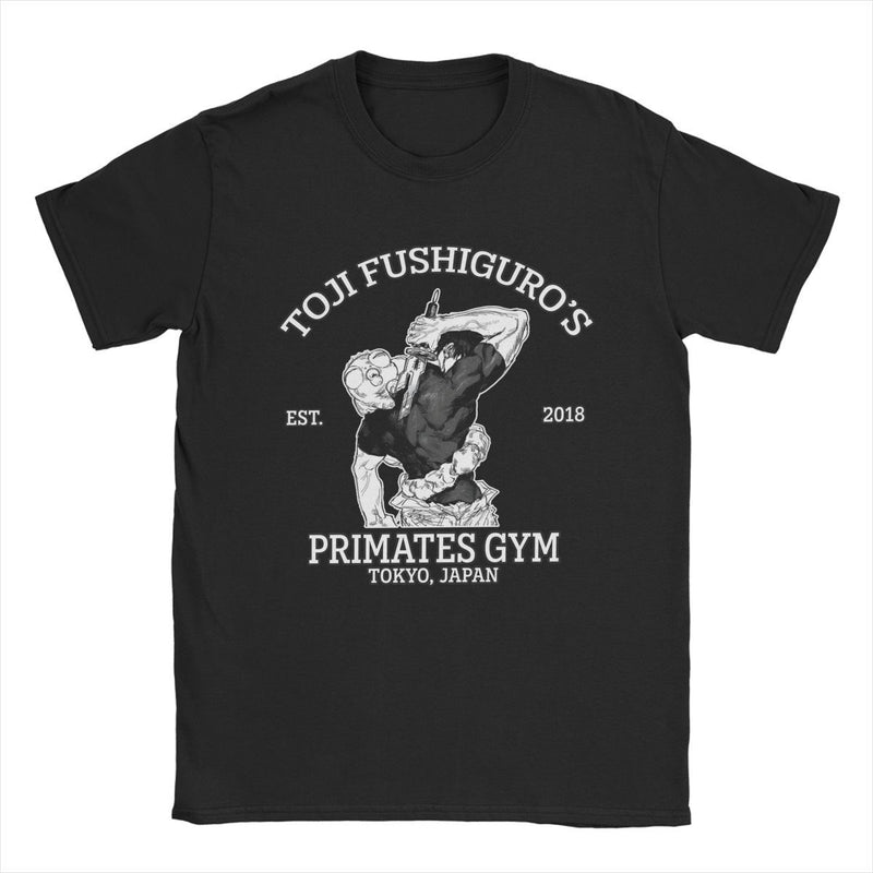Leisure Toji's Primates Gym Toji Fushiguro T-Shirts for Men